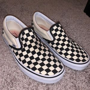 Slip on Checked Vans